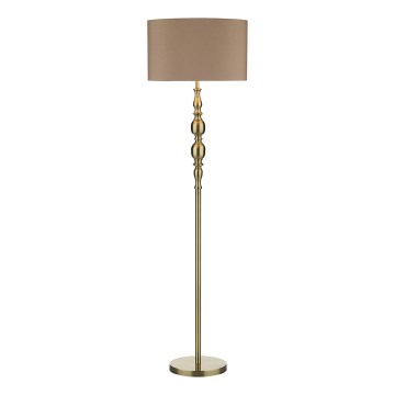 Där Lighting MAD4975 - Grindinė lempa MADRID 1xE27/60W/230V ruda/žalvarinė