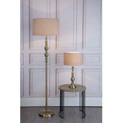 Där Lighting MAD4975 - Grindinė lempa MADRID 1xE27/60W/230V ruda/žalvarinė