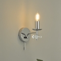 Där Lighting OLE0750 - Sieninis šviestuvas OLEANA 1xE14/40W/230V blizgus chromas