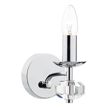 Där Lighting OLE0750 - Sieninis šviestuvas OLEANA 1xE14/40W/230V blizgus chromas