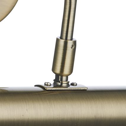 Där Lighting ONE6775 - Paveikslų šviestuvas ONEDIN 2xE14/25W/230V žalvaris