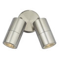 Där Lighting ORT0968 - LED lauko sieninis taškinis šviestuvas ORTEGA 2xGU10/5W/230V IP65 blizgus chromas