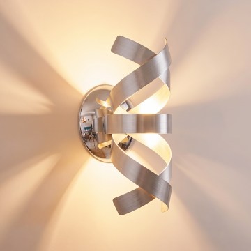 Där Lighting RAW0750 - Sieninis šviestuvas RAWLEY 1xG9/25W/230V matinis chromas