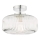 Där Lighting RIV5208 - Vonios paviršinis šviestuvas RIVA 1xE27/60W/230V IP44 blizgus chromas