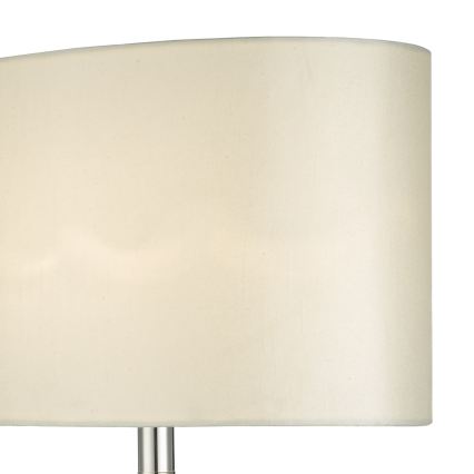 Där Lighting SYR4235 - Stalo lempa SYRACUSE 1xE27/60W/230V blizgus chromas/kreminė