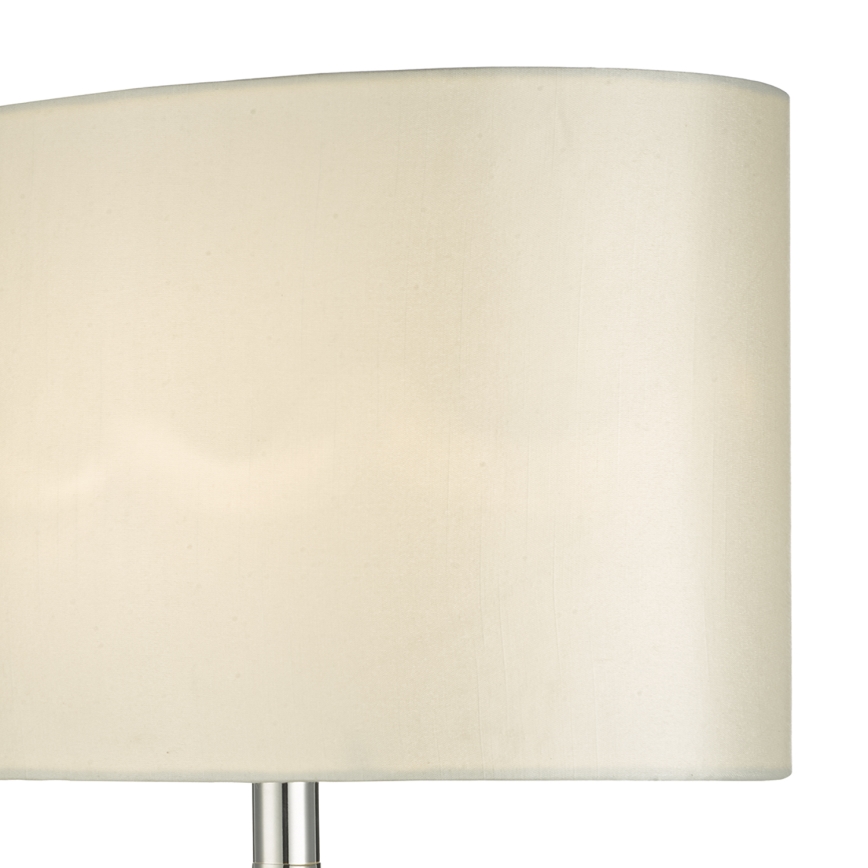 Där Lighting SYR4235 - Stalo lempa SYRACUSE 1xE27/60W/230V blizgus chromas/kreminė