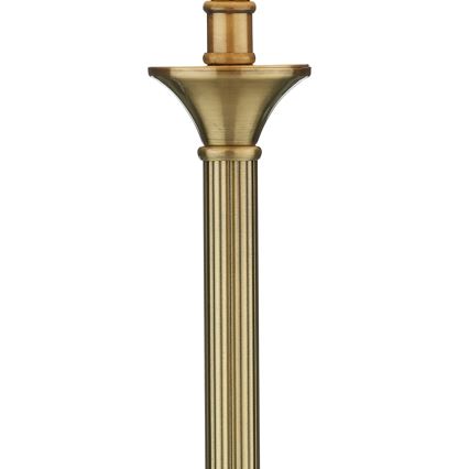 Där Lighting TAY4075-X - Stalinė lempa TAYLOR 1xE14/40W/230V smėlio spalvos/žalvarinė