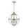 Där Lighting VAN0338 - Pakabinama liustra ant grandinės VANESSA 3xE14/40W/230V blizgus chromas