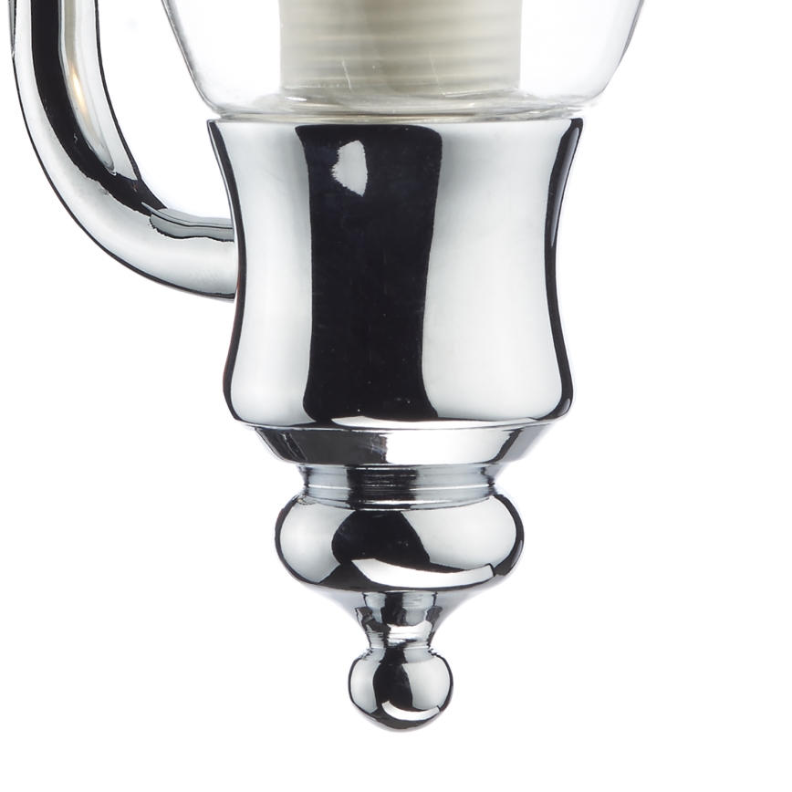Där Lighting VES0750 - Vonios sieninis šviestuvas VESTRY 1xG9/25W/230V IP44 blizgus chromas