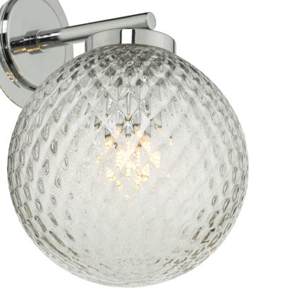 Där Lighting WAY0750 - Vonios sieninis šviestuvas WAYNE 1xG9/3W/230V IP44 chromas