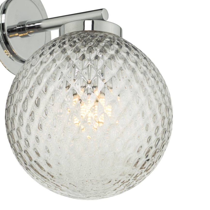 Där Lighting WAY0750 - Vonios sieninis šviestuvas WAYNE 1xG9/3W/230V IP44 chromas