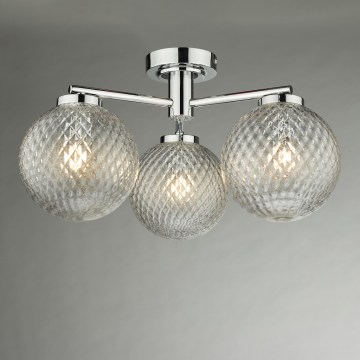 Där Lighting WAY5350 - Paviršinis vonios šviestuvas WAYNE 3xG9/3W/230V IP44 blizgus chromas