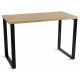 Darbo stalas BLAT 120x60 cm juodas/rudas