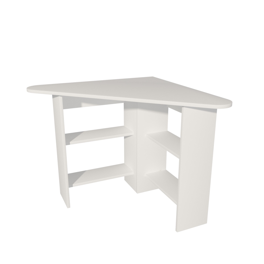 Darbo stalas CORNER 73,8x80 cm balta