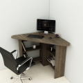 Darbo stalas CORNER 73,8x80 cm ruda