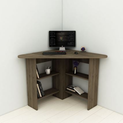 Darbo stalas CORNER 73,8x80 cm ruda