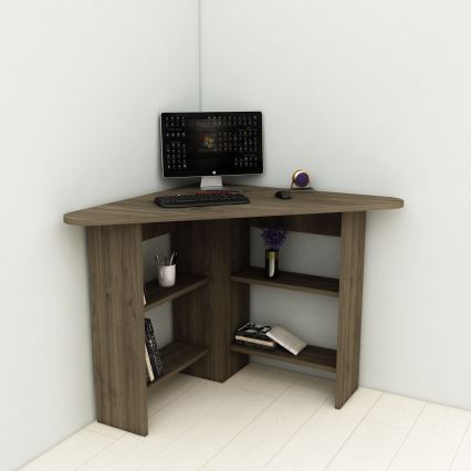 Darbo stalas CORNER 73,8x80 cm ruda