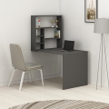 Darbo stalas su lentyna SEDIR 154,2x90 cm antracito spalvos