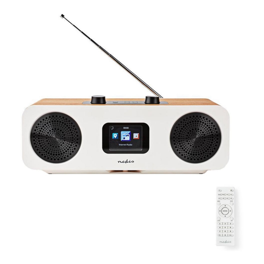 Daugiafunkcis interneto radijas 34W/230V DAB+ FM Wi-Fi Bluetooth USB + VP