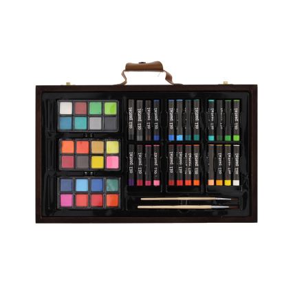 Dažymo rinkinys lagamine ART BOX, 79 vnt.