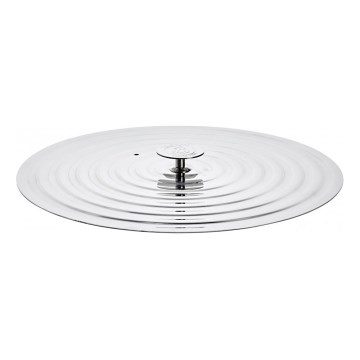 De Buyer 3460.04 – universalus dangtis žemoms keptuvėms 30–32 cm iš nerūdijančio plieno