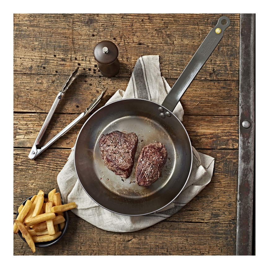 De Buyer 5610.26 - plieninė keptuvė MINERAL B 26 cm