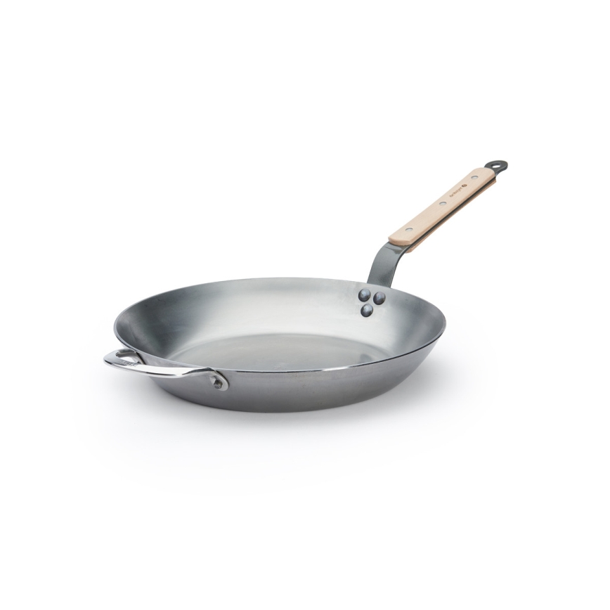 De Buyer 5710.32 - Keptuvė MINERAL B BOIS 32 cm, plieninė