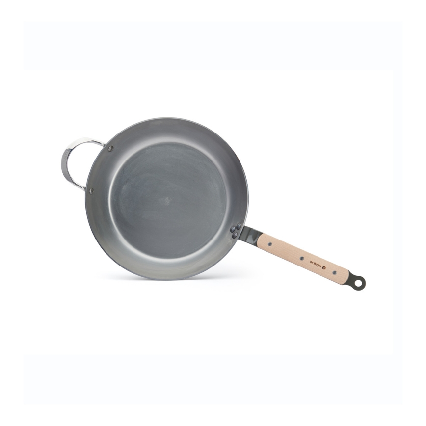 De Buyer 5710.32 - Keptuvė MINERAL B BOIS 32 cm, plieninė