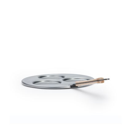 De Buyer 5712.03 - Blynų keptuvė MINERAL B BOIS 27 cm