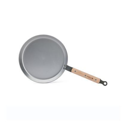 De Buyer 5715.24 - Blynų keptuvė MINERAL B BOIS 24 cm