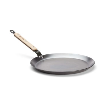 De Buyer 5715.26 - Blynų keptuvė MINERAL B BOIS 26 cm