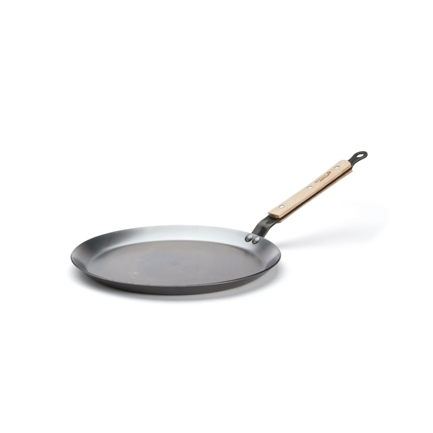De Buyer 5715.26 - Blynų keptuvė MINERAL B BOIS 26 cm