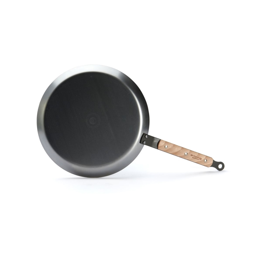 De Buyer 5715.26 - Blynų keptuvė MINERAL B BOIS 26 cm