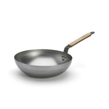 De Buyer 5717.28 - Wok keptuvė MINERAL B BOIS 28 cm