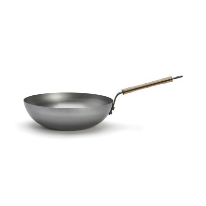 De Buyer 5717.28 - Wok keptuvė MINERAL B BOIS 28 cm