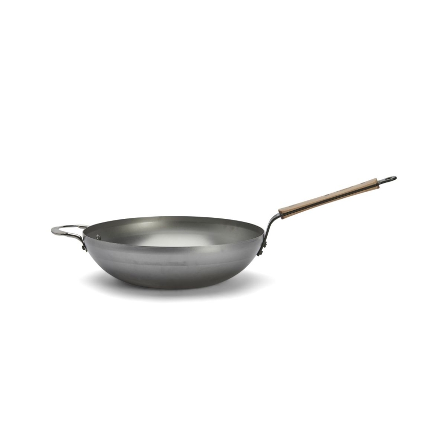 De Buyer 5717.32 - Wok keptuvė MINERAL B BOIS 32 cm