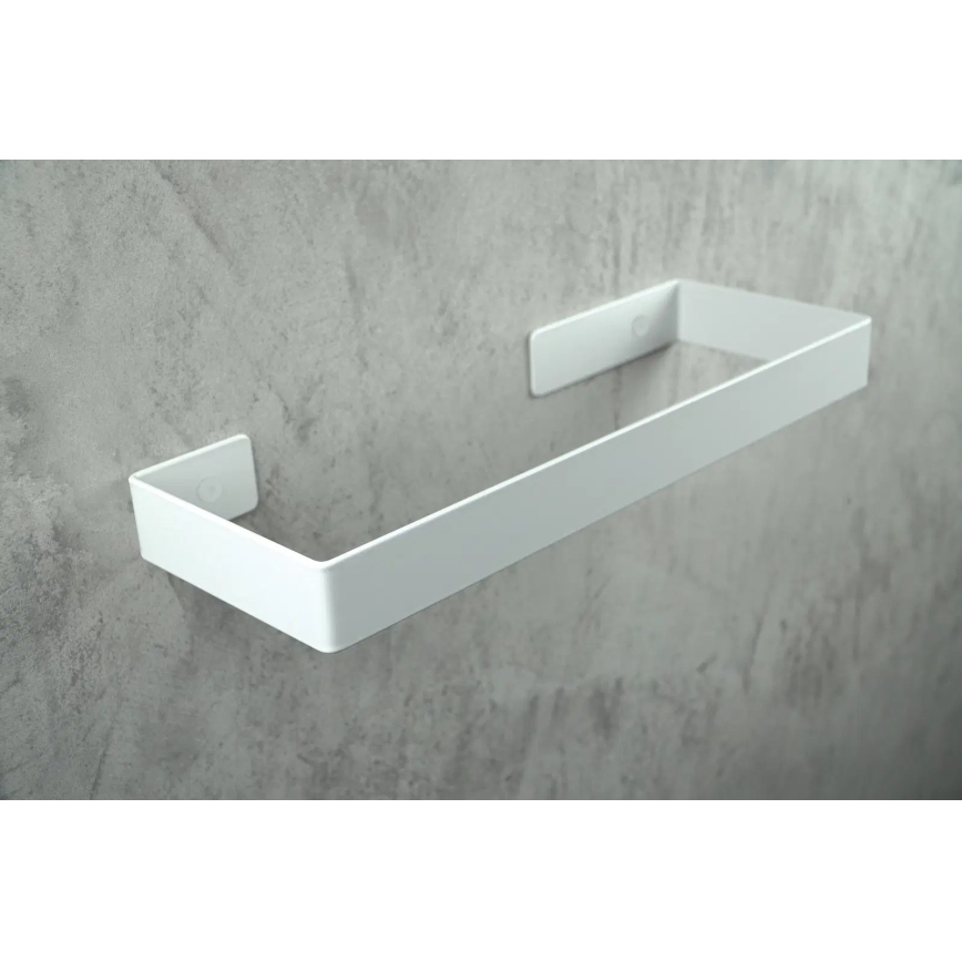 Deante ADM_A611 - Sieninis rankšluosčių laikiklis MOKKO 30 cm balta