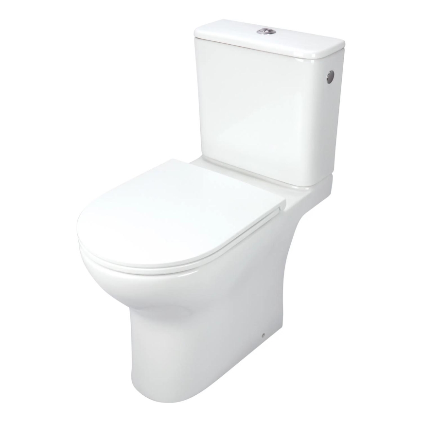 Deante CDJD6RPS - pastatomas klozetas su sėdyne JASMIN keramika/balta