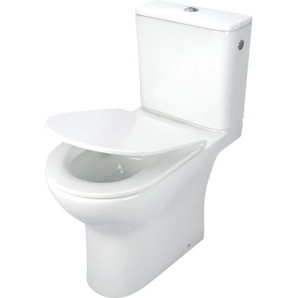 Deante CDJD6RPS - Pastatomas tualetas su klozeto dangčiu JASMIN keramika/balta