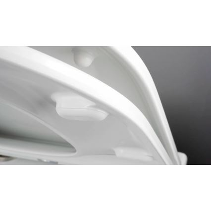 Deante CGRD6ZPW - pakabinamas unitazas ROUND su SoftClose sėdyne, keramika / balta