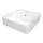 Deante CGS_6U4B - Pastatomas praustuvas su čiaupo skyle SQUARE 42x42 cm keramika/balta