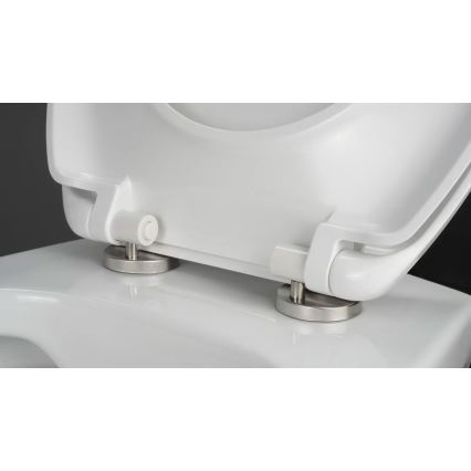 Deante CMOD6SPW - Pakabinamas unitazas su SoftClose sėdyne BORO keramika/balta