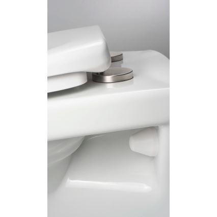Deante CMOD6SPW - Pakabinamas WC su SoftClose dangčiu BORO keramika/balta
