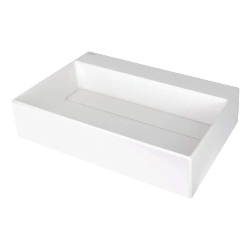Deante CQR_AU6M - Pastatomas praustuvas CORREO 40x60 cm granito/alabasteris
