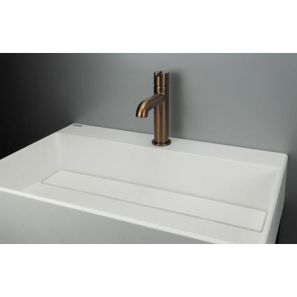 Deante CQR_AU6M - Pastatomas praustuvas CORREO 40x60 cm granito/alabasteris