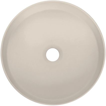 Deante CQS_5U4S - Pastatomas praustuvas SILIA diametras 36 cm granito/smėlio spalva