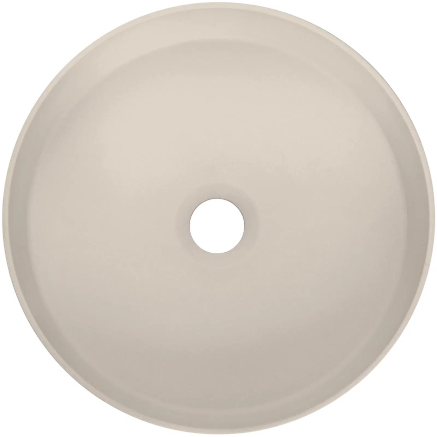 Deante CQS_5U4S - Pastatomas praustuvas SILIA diametras 36 cm granito/smėlio spalva