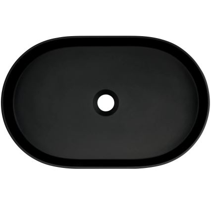 Deante CQS_NU6S - praustuvas ant stalviršio SILIA 35x55 cm granitas/juodas
