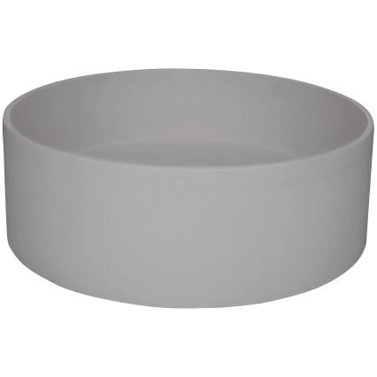Deante CQS_SU4S - SILIA praustuvas ant stalviršio, Ø 36 cm, granito / metalinės pilkos spalvos