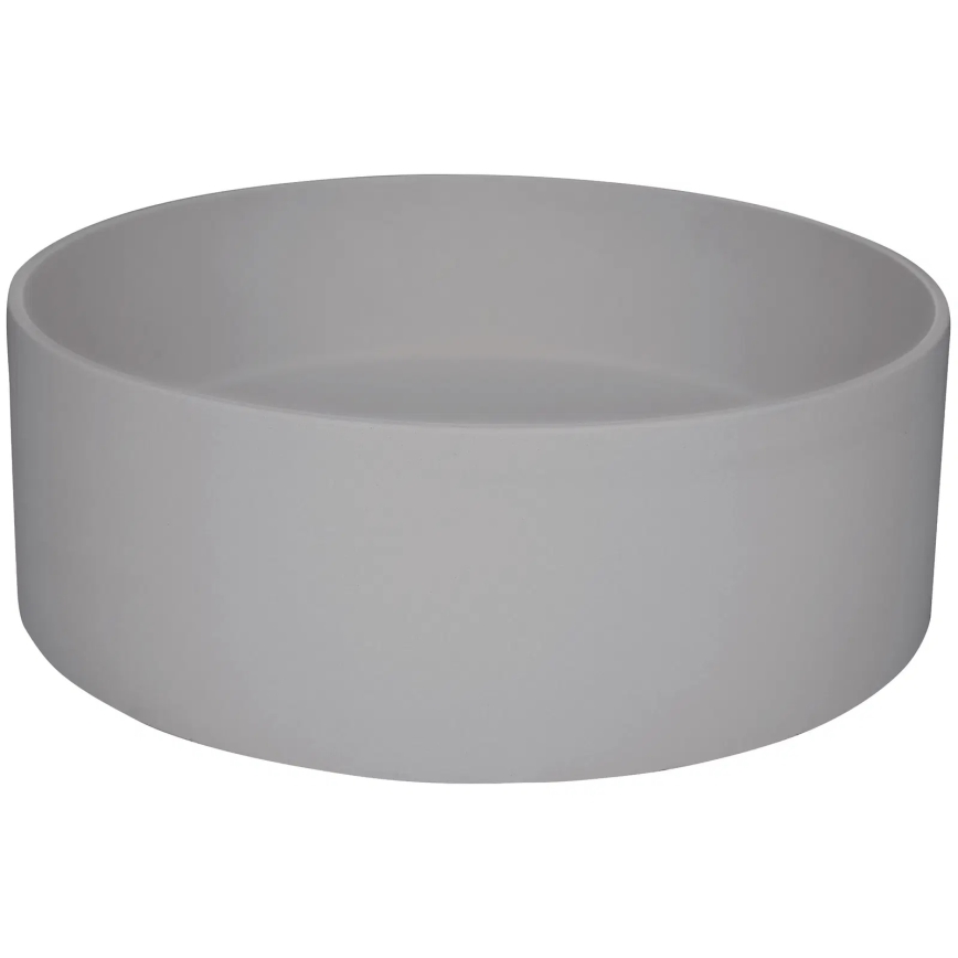 Deante CQS_SU4S - SILIA praustuvas ant stalviršio, Ø 36 cm, granito / metalinės pilkos spalvos